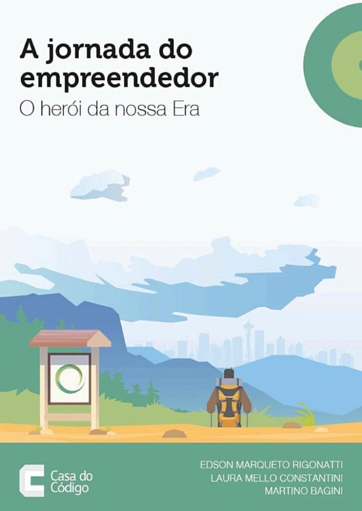 Capa do livro A jornada do empreendedor, de Edson Rigonatti